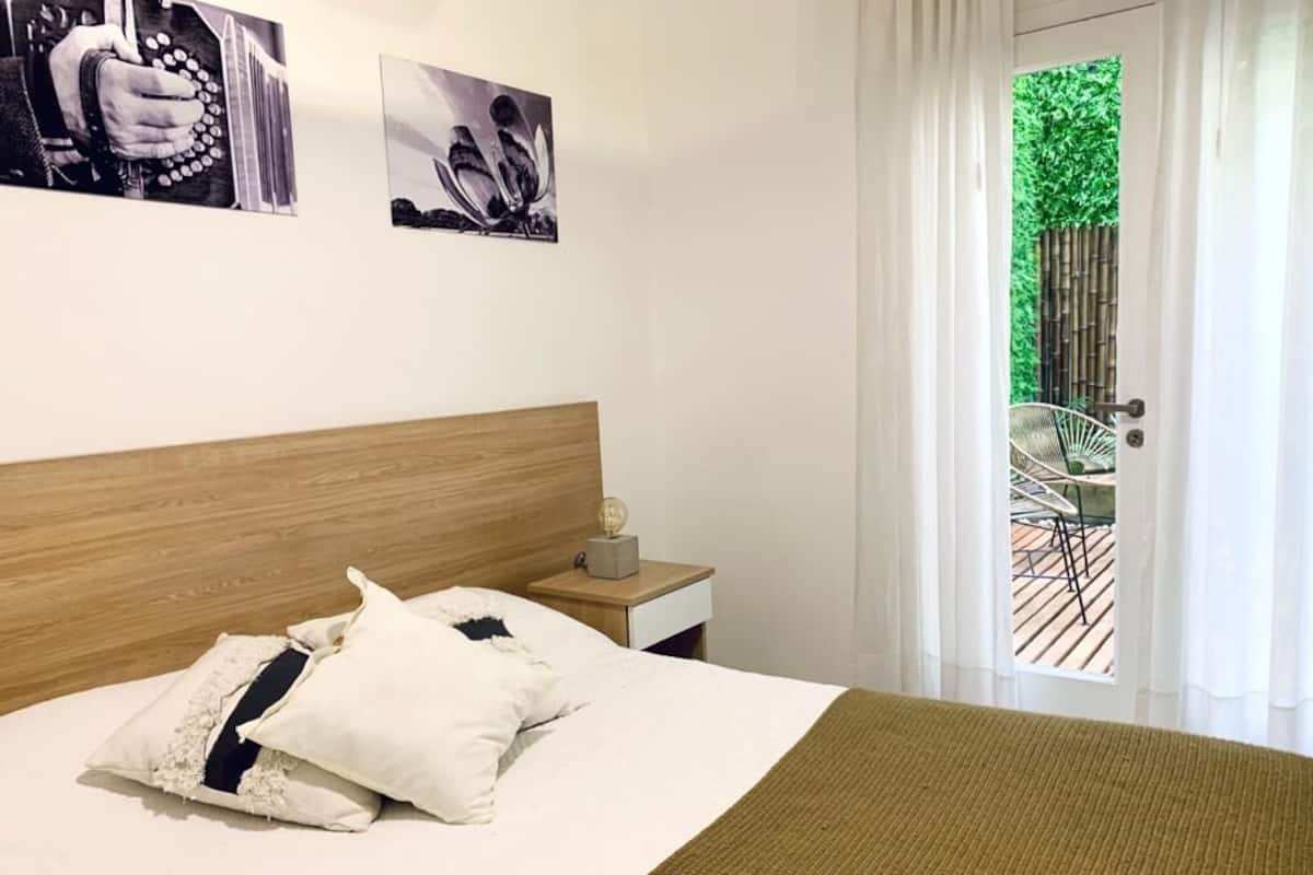 3 habitaciones y sábanas de algodón egipcio