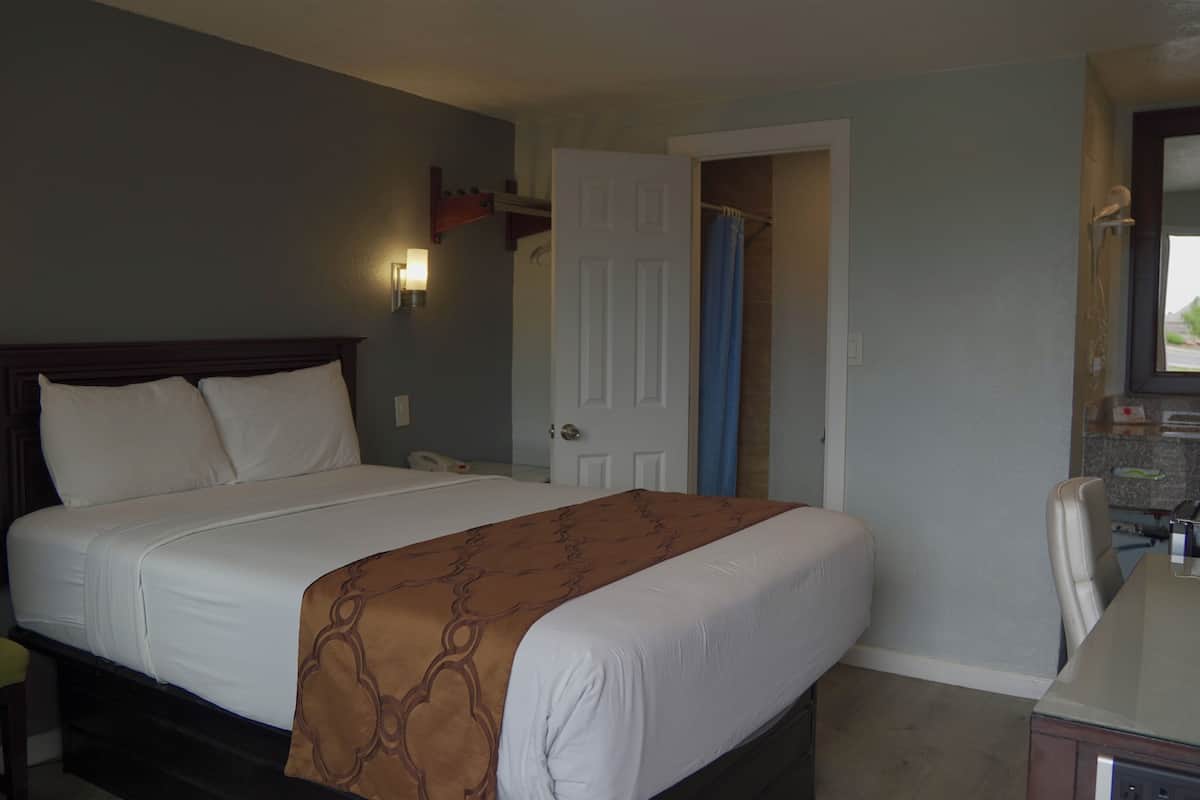 Habitación individual Deluxe, 1 cama Queen size | Baño | Regadera, amenidades de baño gratuitas, toallas