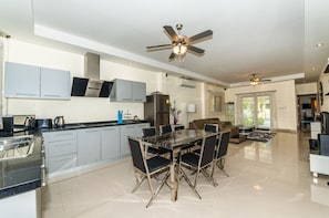 Villa, 3 Bedrooms | Private kitchen | Full-sized fridge, microwave, stovetop, coffee/tea maker - Platinum 3 bedrooms villa pool garden (Rawai)