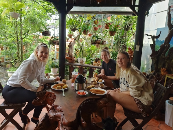 Free daily local cuisine breakfast