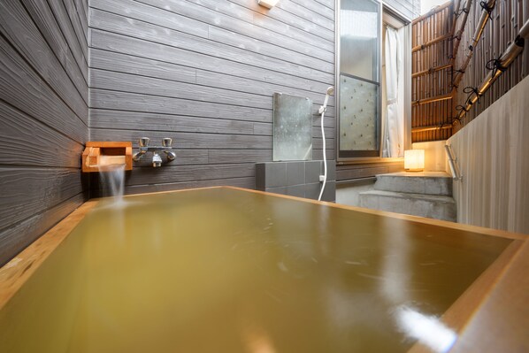 Japanese Style Room, 1st Floor, Annex Building | Bathroom | Free toiletries, hair dryer, slippers, bidet - Matsushima Hotel Waraku (Matsushima)