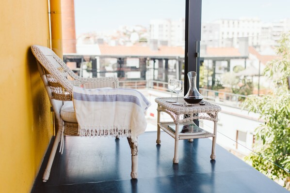 Appartement Supérieur, 1 chambre | Vue depuis le balcon