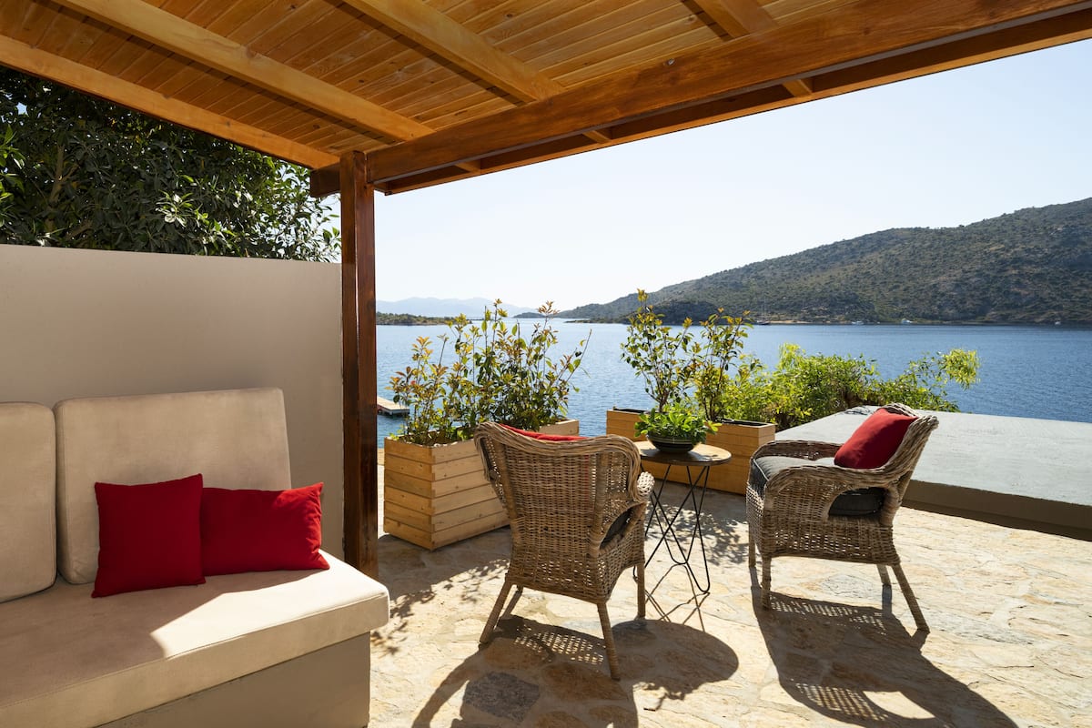 Chambre Triple Deluxe, balcon | Vue de la chambre