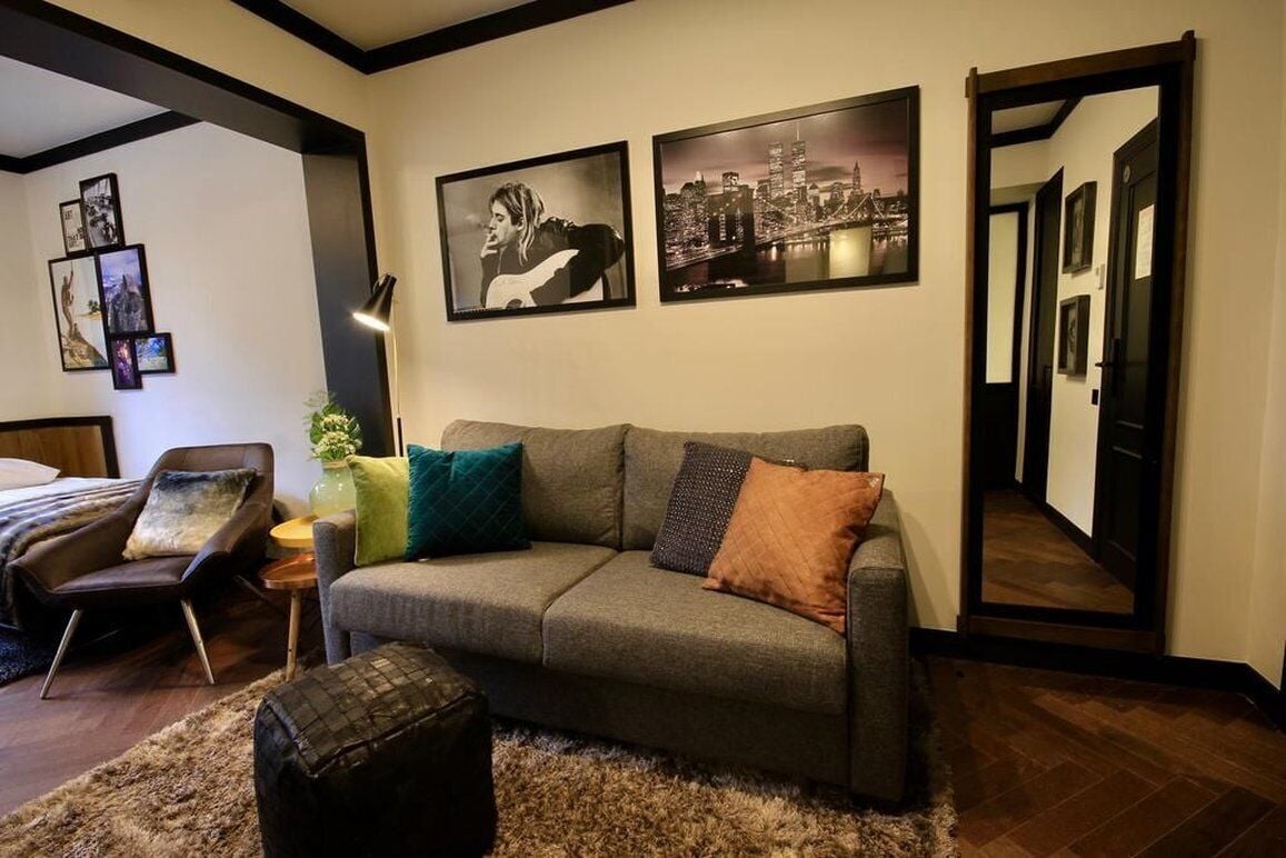 premium bedding, desk, soundproofing, iron/ironing board