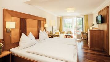 In-room safe, desk, laptop workspace, soundproofing