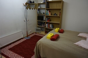 1 bedroom, memory-foam beds, minibar, desk