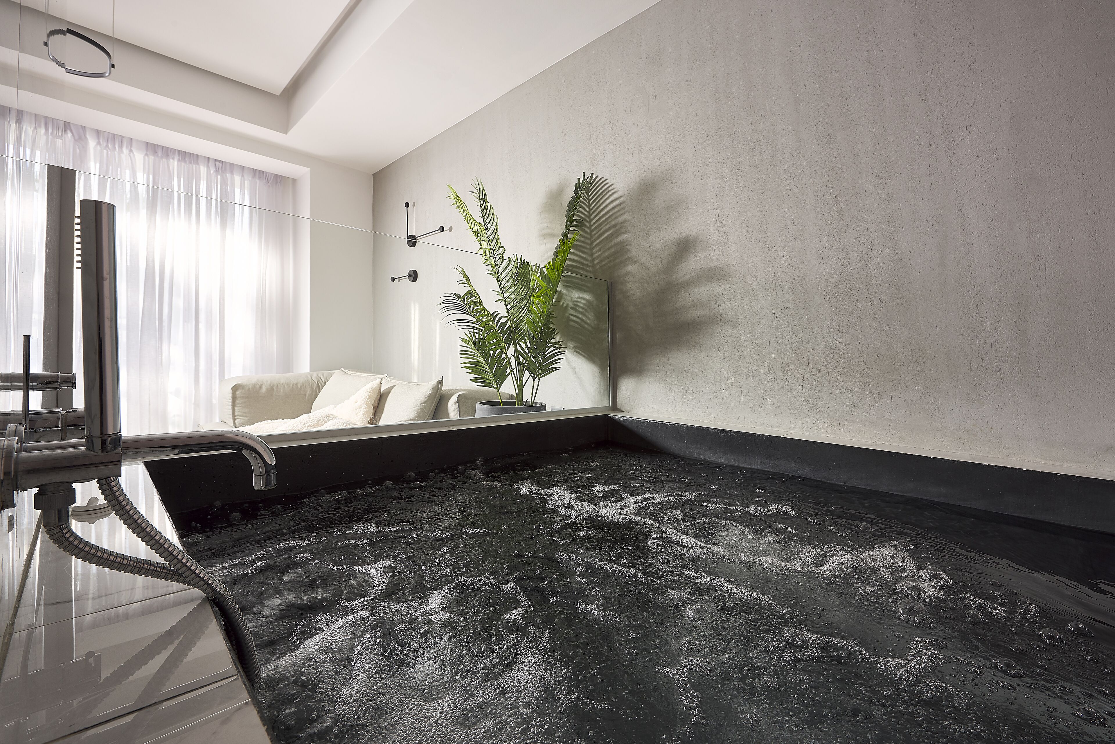 private spa tub