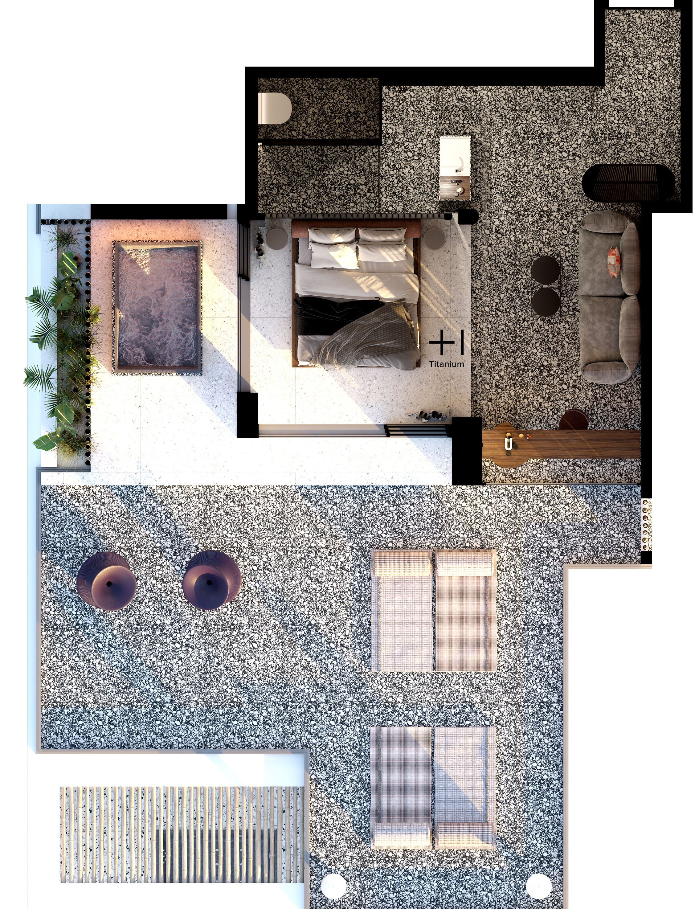 suite, sea view (king with outdoor jetted tub) | premium bedding, pillow-top beds, in-room safe, blackout curtains