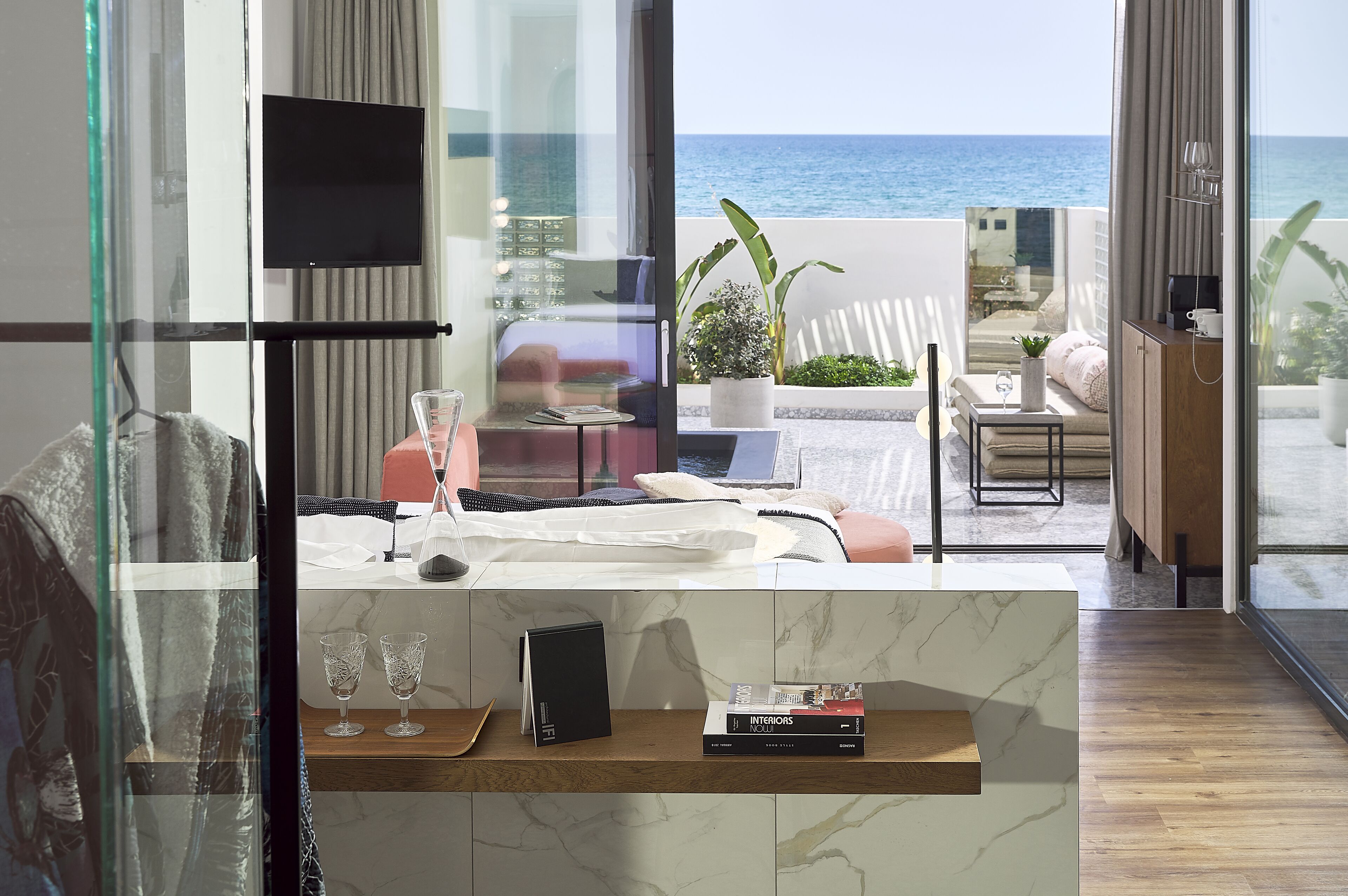 deluxe suite, sea view (outdoor jetted tub) | view from room