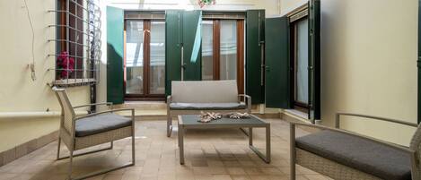 Appartement, 2 chambres, terrasse (Check-in online) | Terrasse/Patio