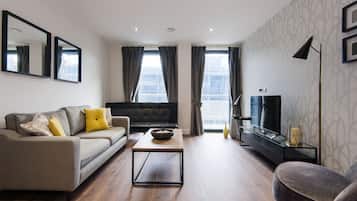 Superior Apartment, 1 Bedroom | Living area