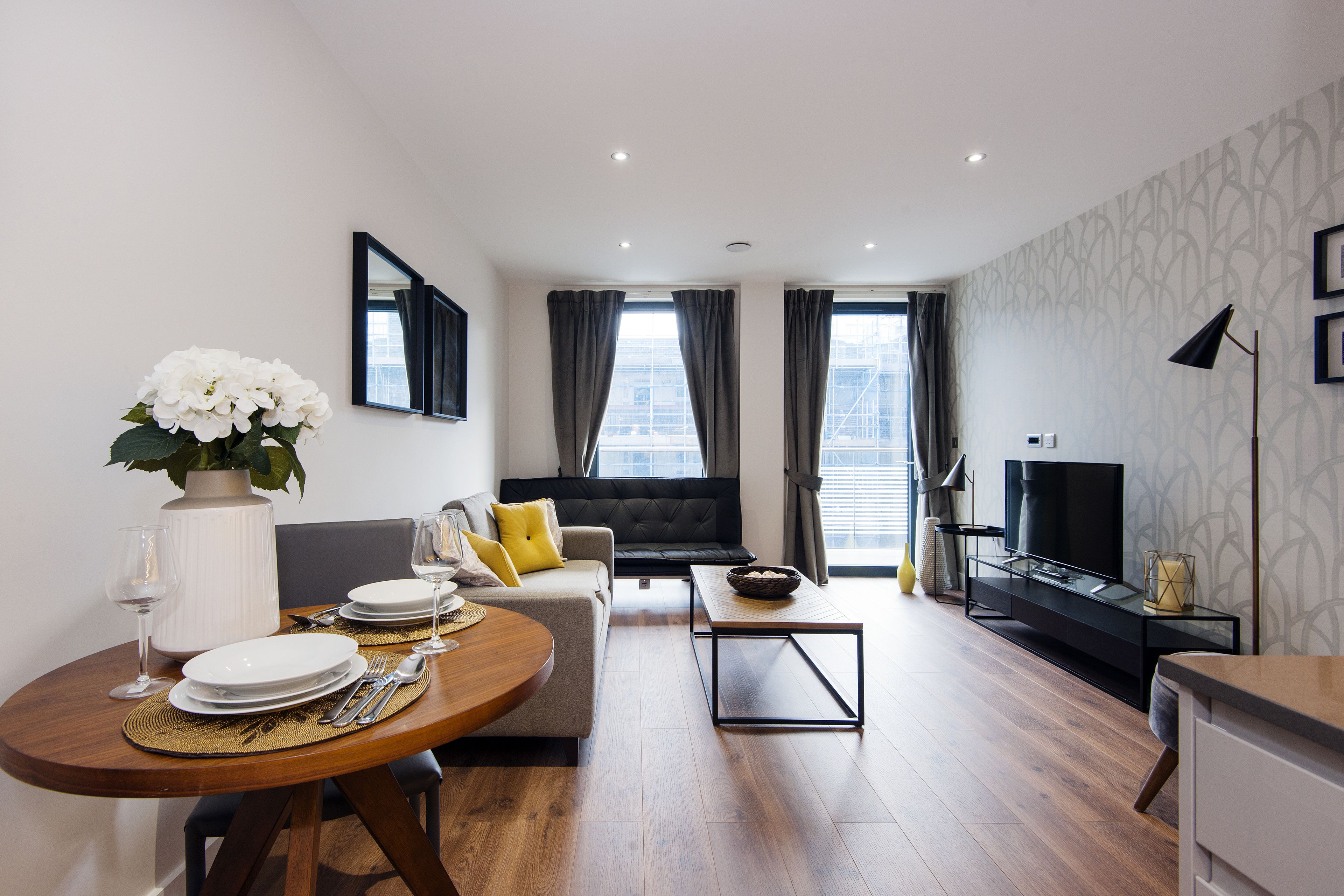 Superior Apartment, 1 Bedroom | Living area