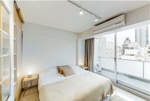 Apartment (5B) | 1 bedroom, in-room safe, iron/ironing board, free WiFi - Salguero Apart By Zafiro (Buenos Aires)