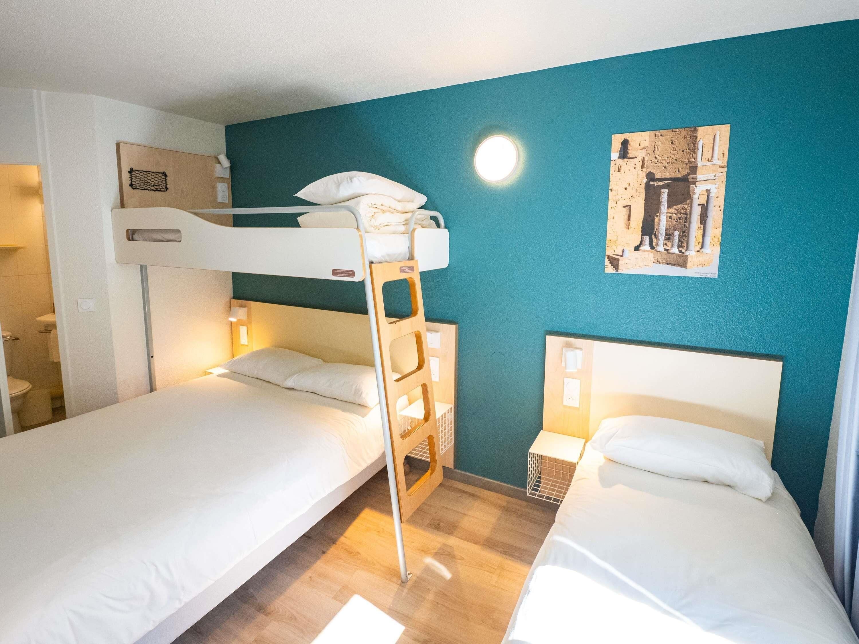 Family Room, 2 Double Beds | Desk, blackout curtains, soundproofing, iron/ironing board