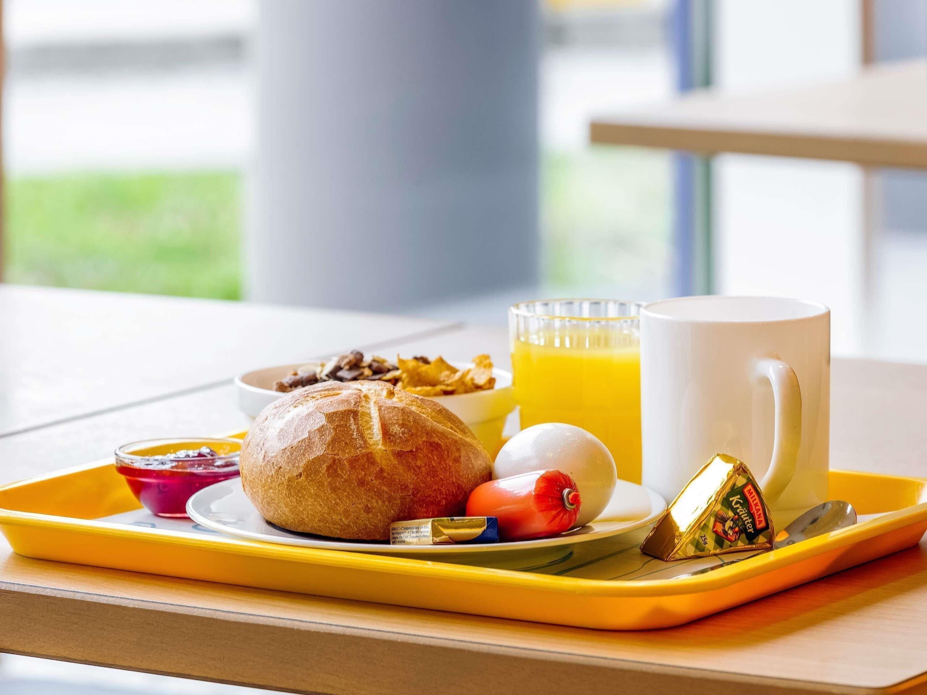 daily buffet breakfast (eur 13.50 per person)