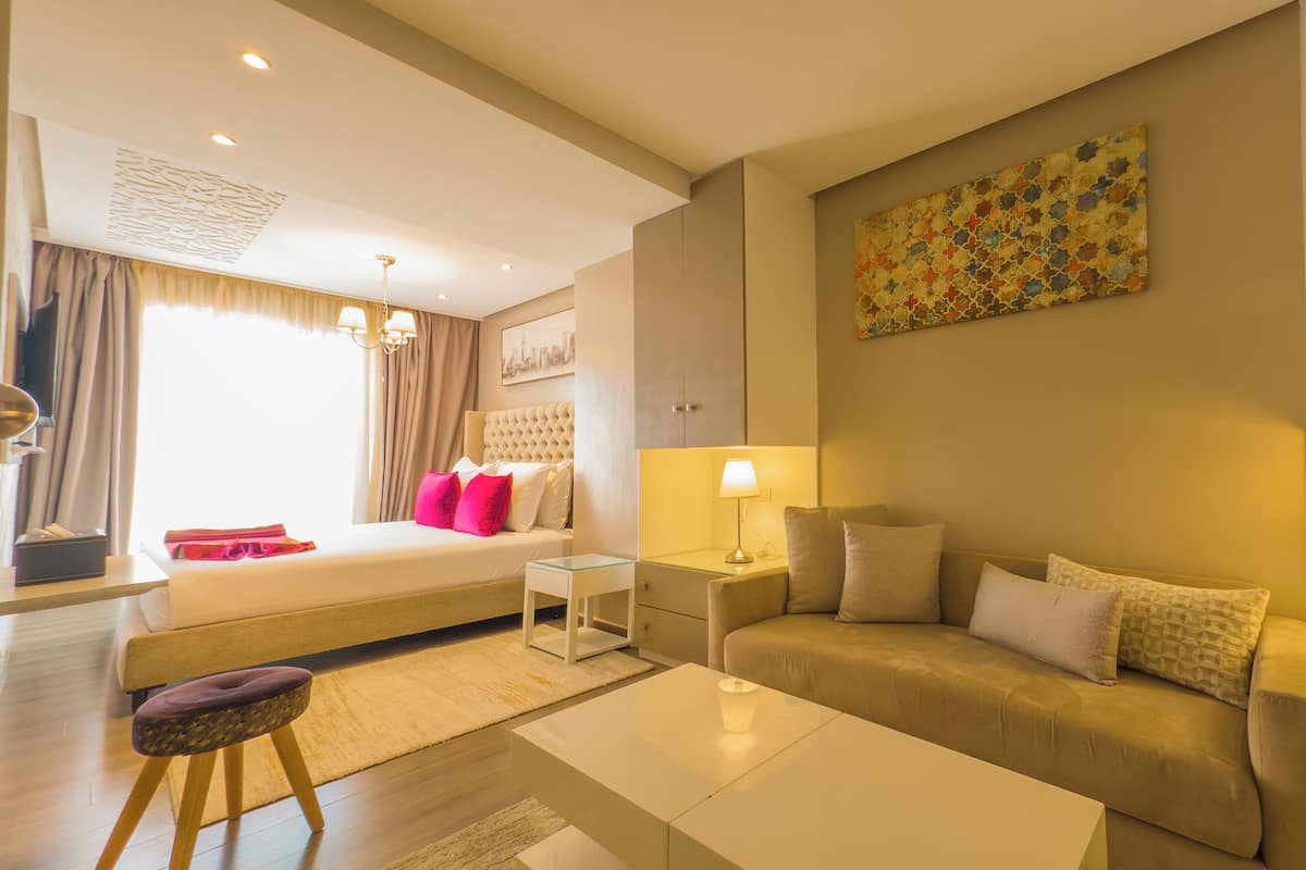 1 chambre, coffres-forts dans les chambres, rideaux occultants, Wi-Fi