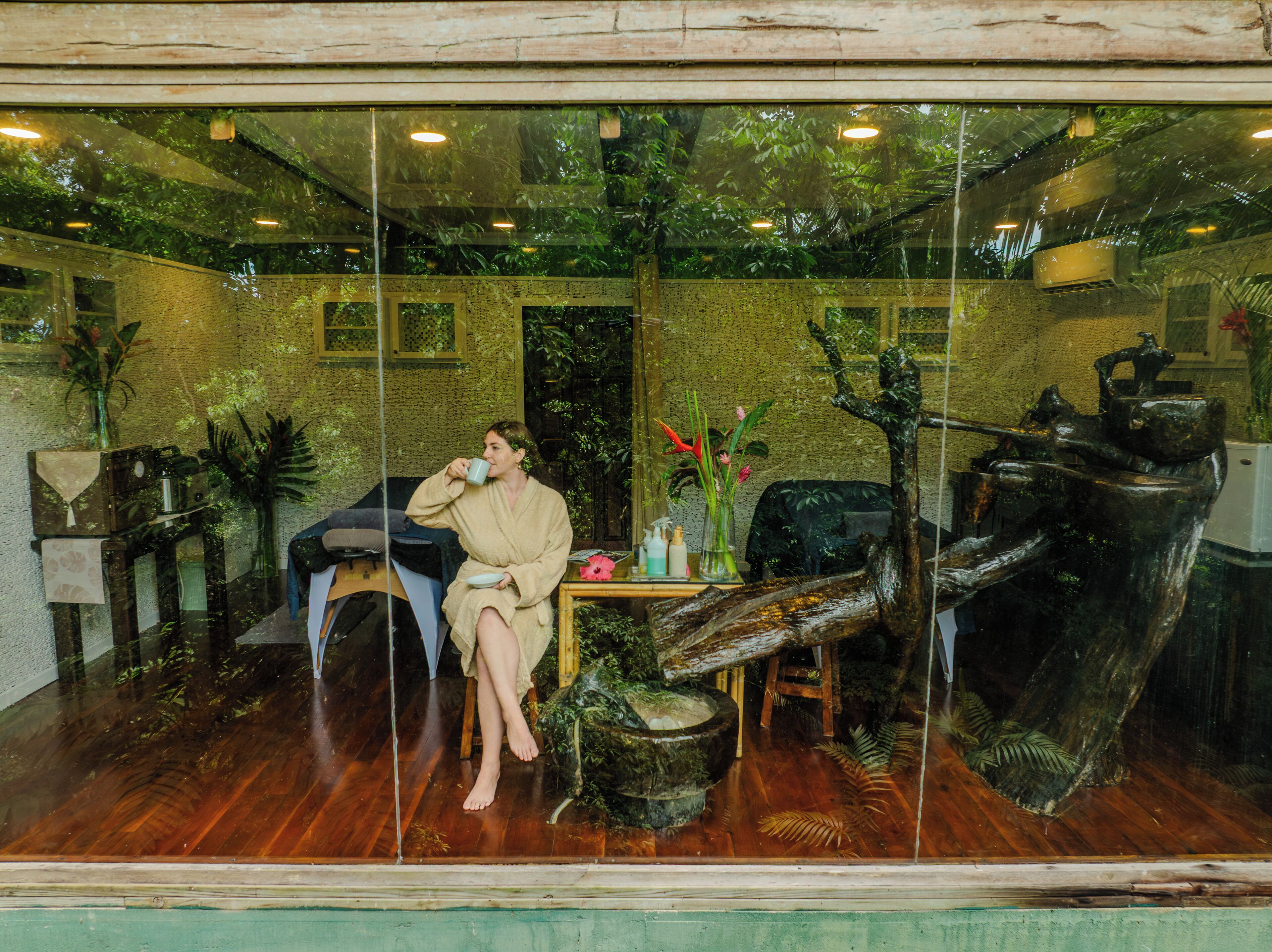 Phòng trị liệu đôi, trị liệu toàn thân, massage đá nóng, massage mô sâu 