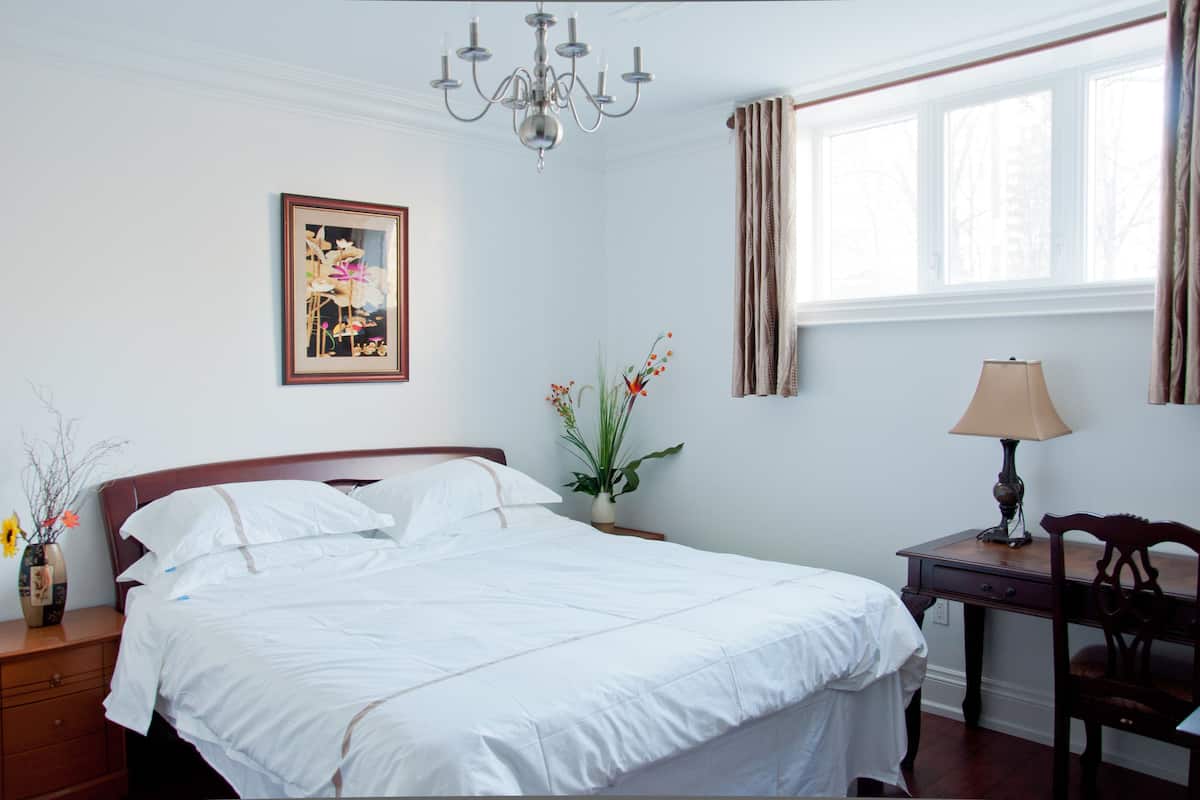 Dupleks Basic, 1 Tempat Tidur King | Meja kerja, setrika/meja setrika, dan Wi-Fi gratis