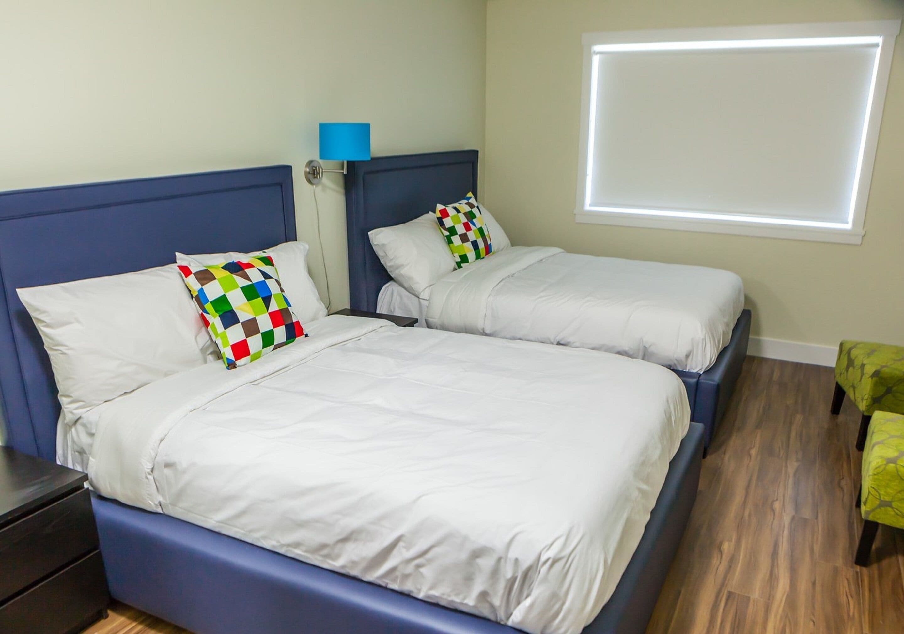 deluxe room, 2 double beds with fridge, microwave | 1 bedroom, premium bedding, pillow-top beds, in-room safe