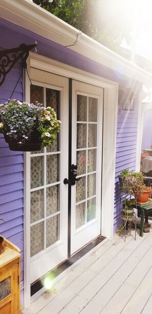 Suite Grand, 1 cama Queen size, chimenea, vista al jardín | Ropa de cama de alta calidad y decoración personalizada