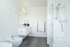 Kostenlose Toilettenartikel, Haartrockner, Bademäntel, Handtücher