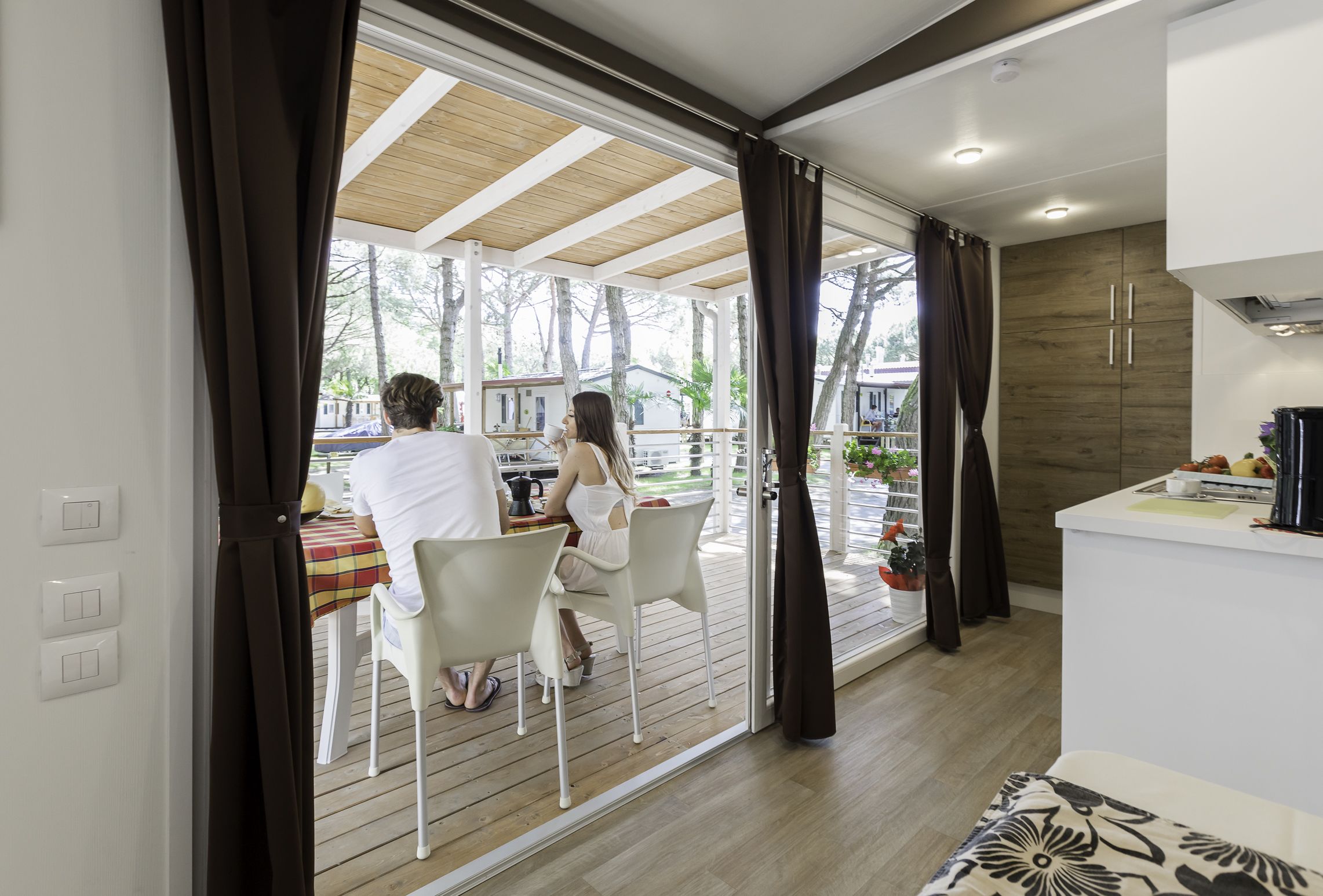 Casa rodante ejecutiva | Terraza o patio