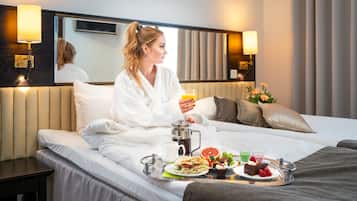 Minibar, desk, blackout curtains, soundproofing