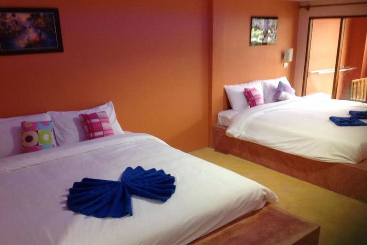 Kamar Quadruple Keluarga | Brankas dan Wi-Fi gratis
