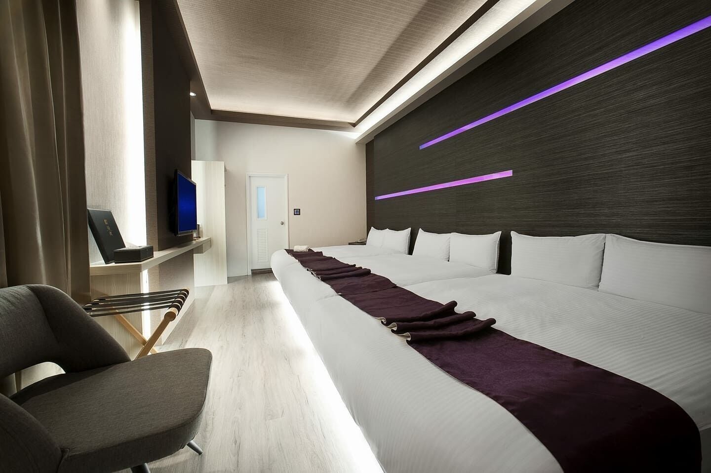 Design-Zimmer, Mehrere Betten