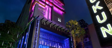 Façade de l’hébergement