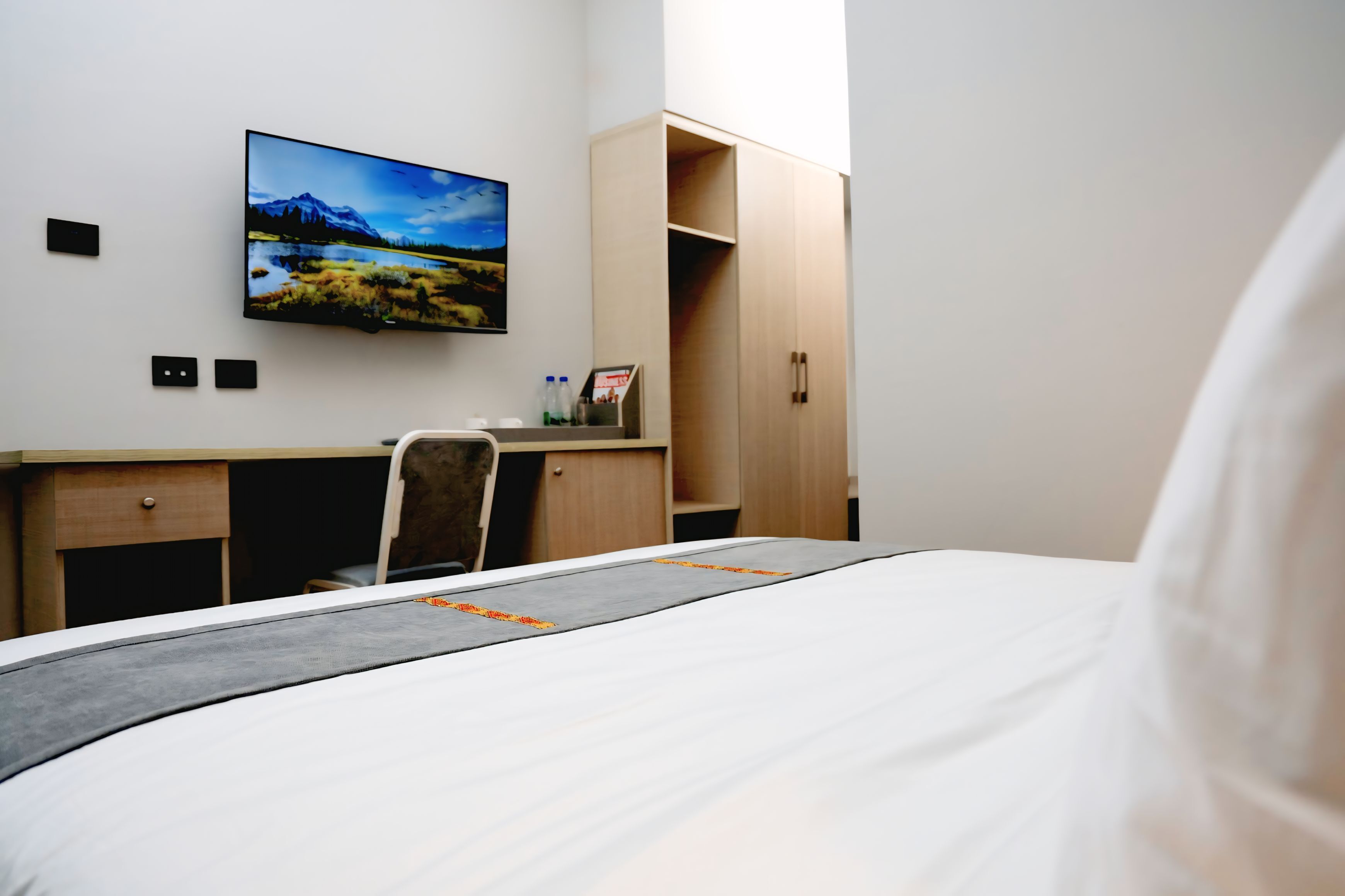 Deluxe Double Room, Non Smoking (Twin) | Desk, free WiFi