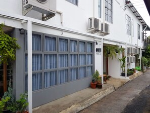 Fassade der Unterkunft