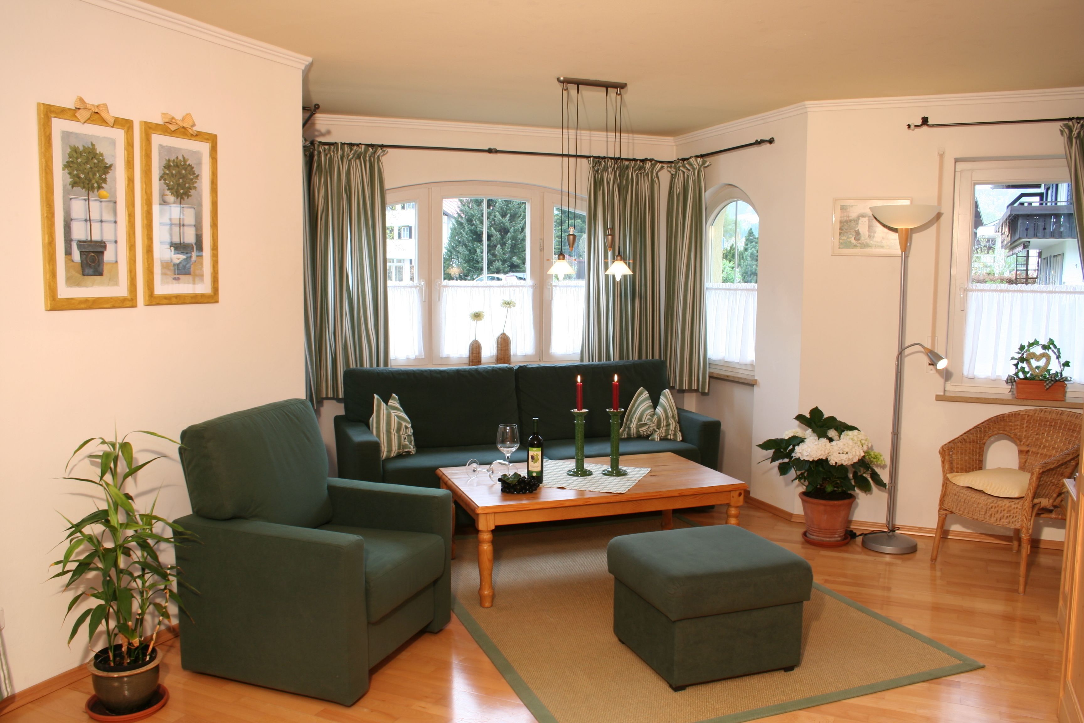 comfort condo, 1 bedroom, terrace, mountain view (01 | landliebe) | living area | 70-cm flat-screen tv with satellite channels, tv