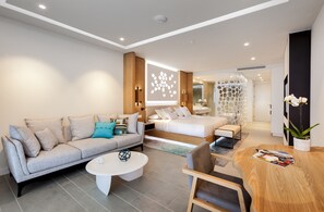 Sábanas de algodón egipcio, ropa de cama de alta calidad y minibar 