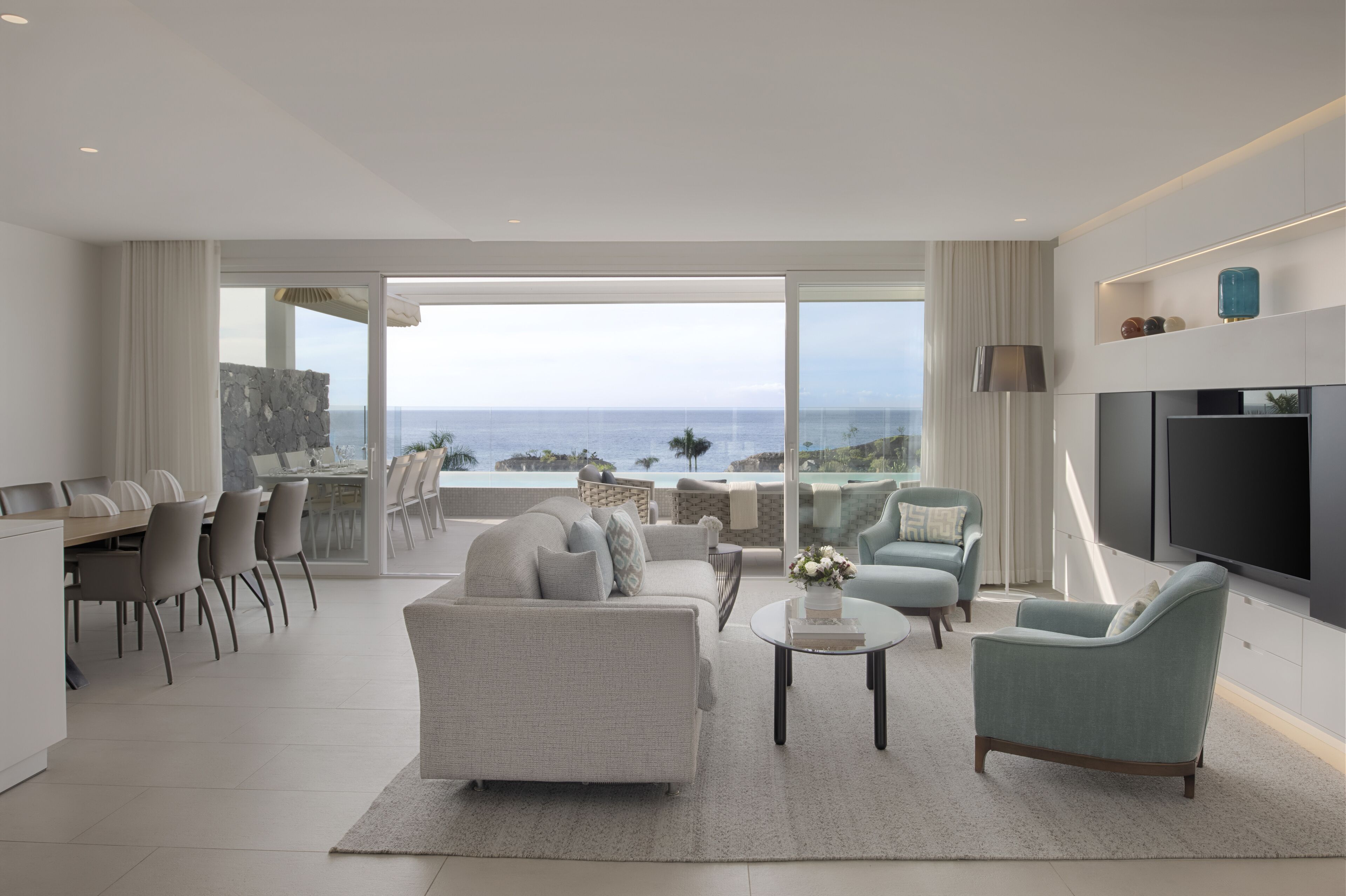 Villa, 2 Bedrooms, Private Pool (Suite) | Living area | LCD TV