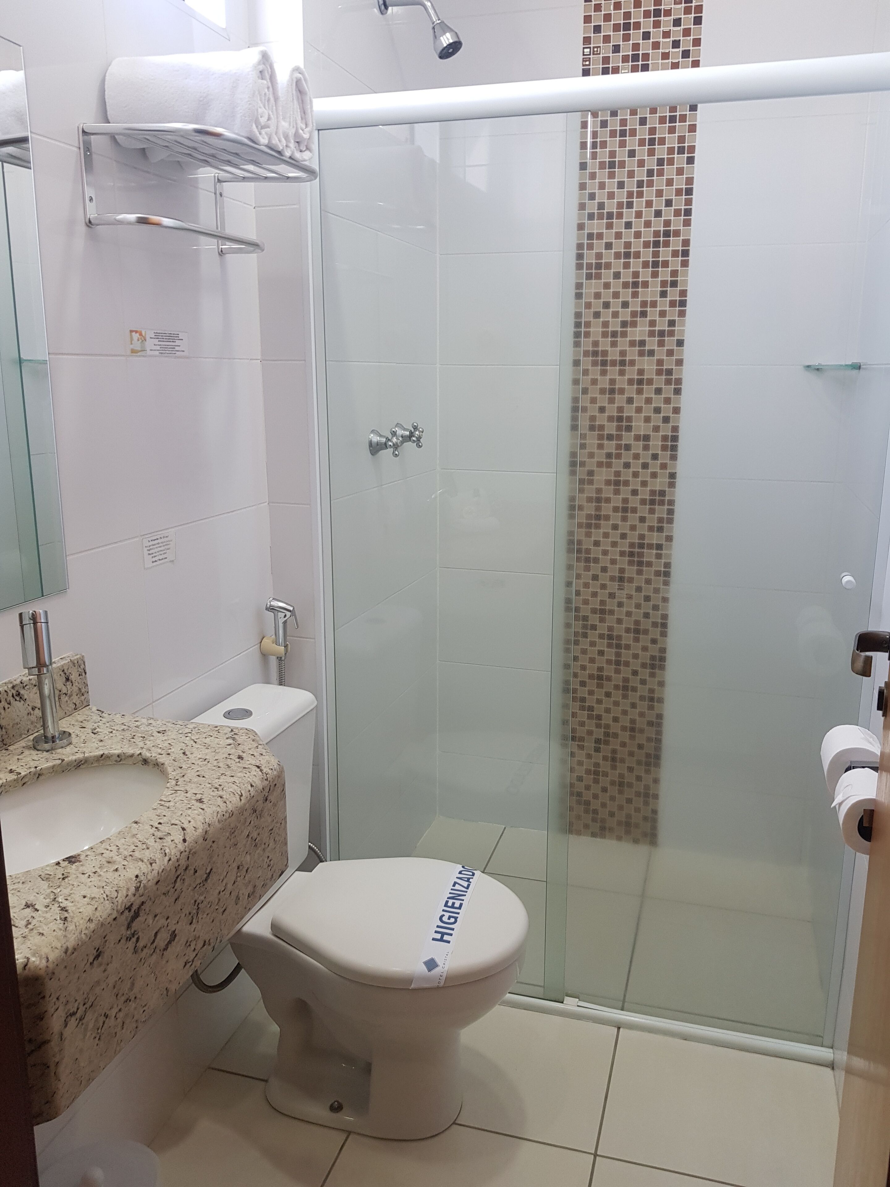 superior room | bathroom | shower, free toiletries, towels