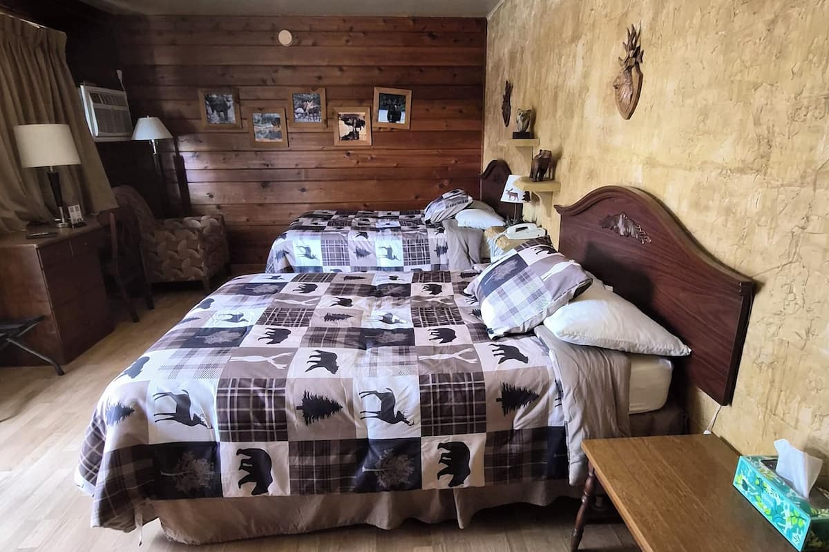 Standard Double Room, 2 Double Beds, Non Smoking, Refrigerator & Microwave