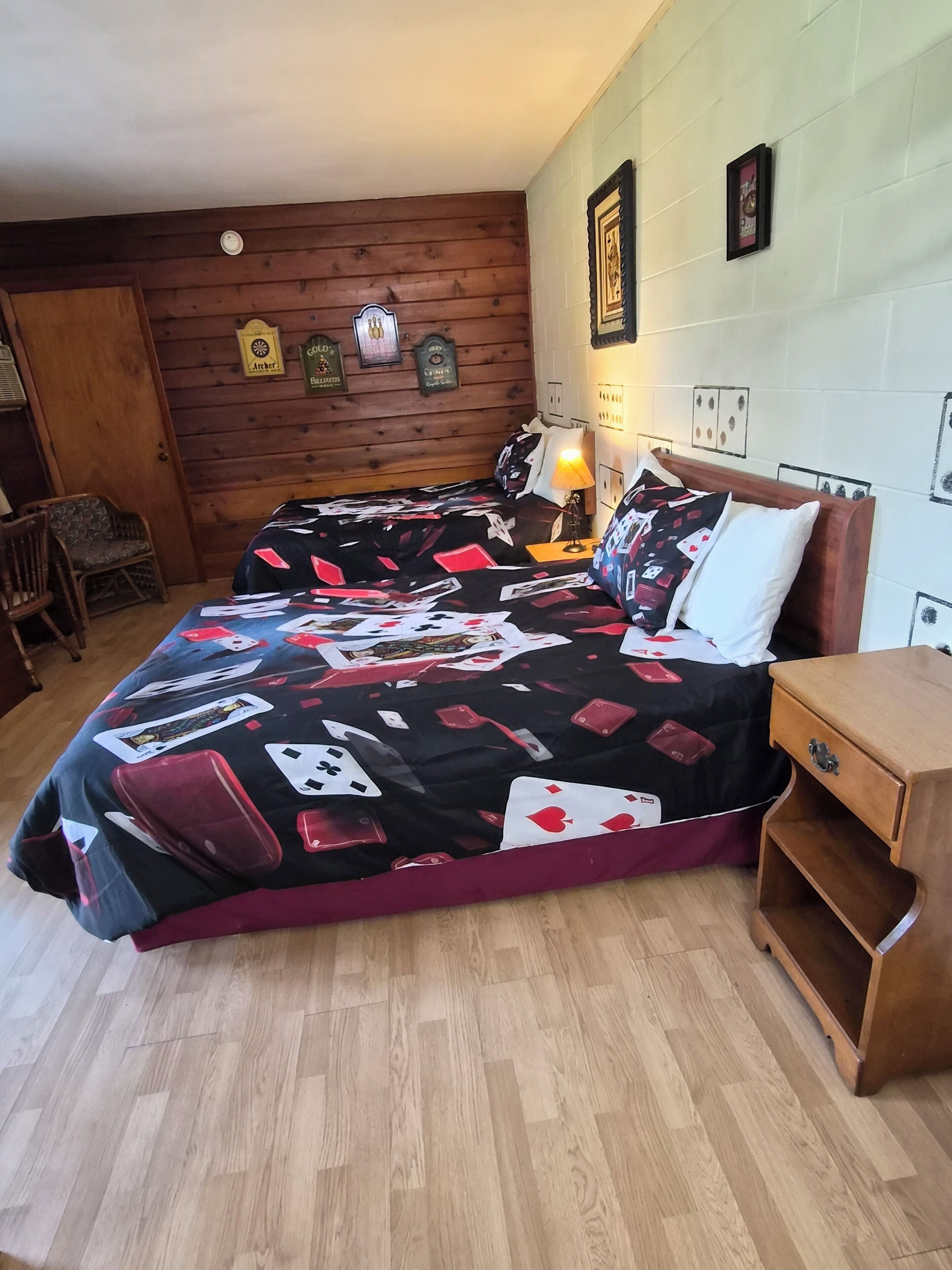 Standard Double Room, 2 Double Beds, Smoking, Refrigerator & Microwave | Individually decorated, individually furnished, desk, iron/ironing board