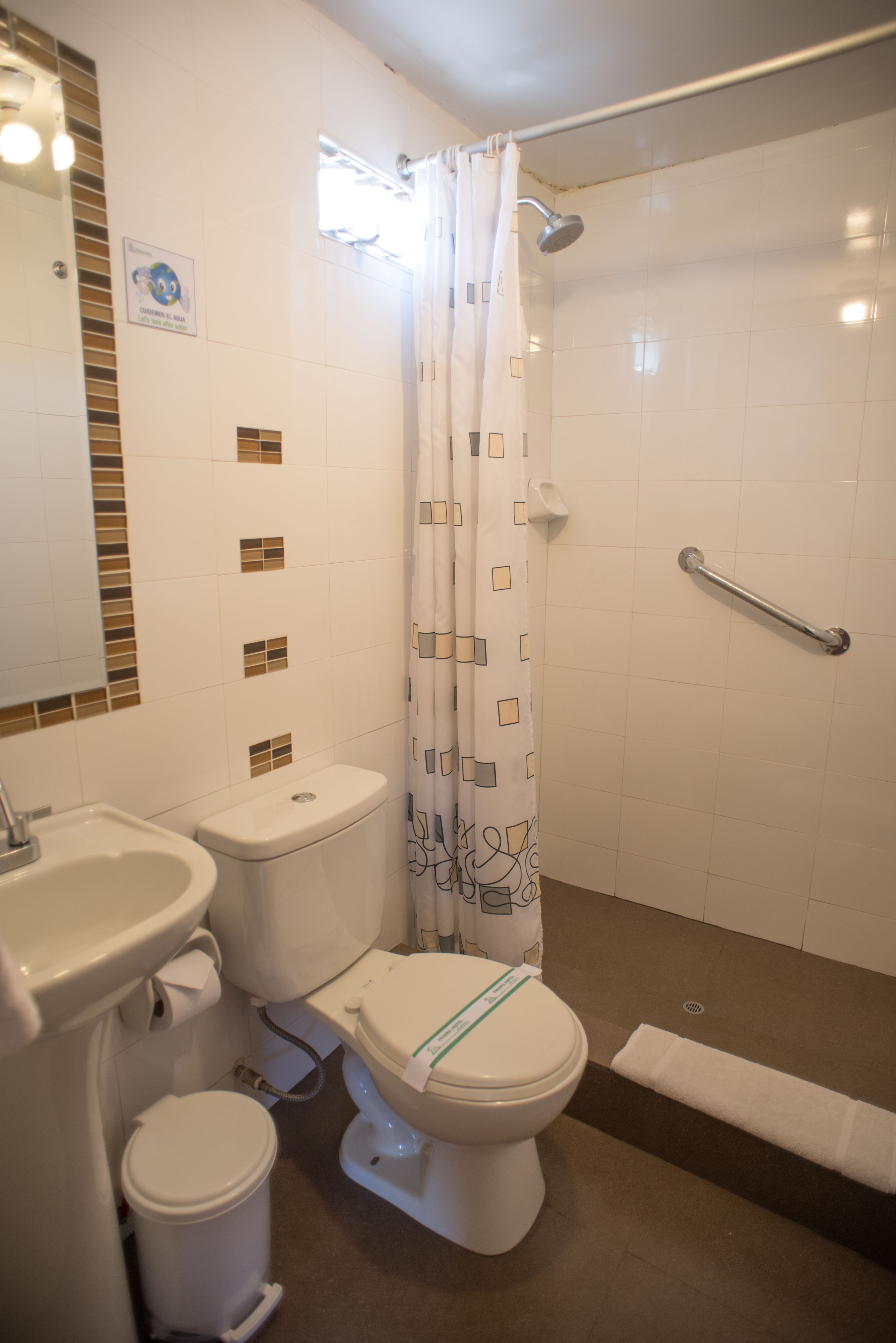 triple room | bathroom | shower, designer toiletries, hair dryer, towels