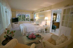 Comfort Double Room, 1 King Bed, Patio, Garden View | View from room