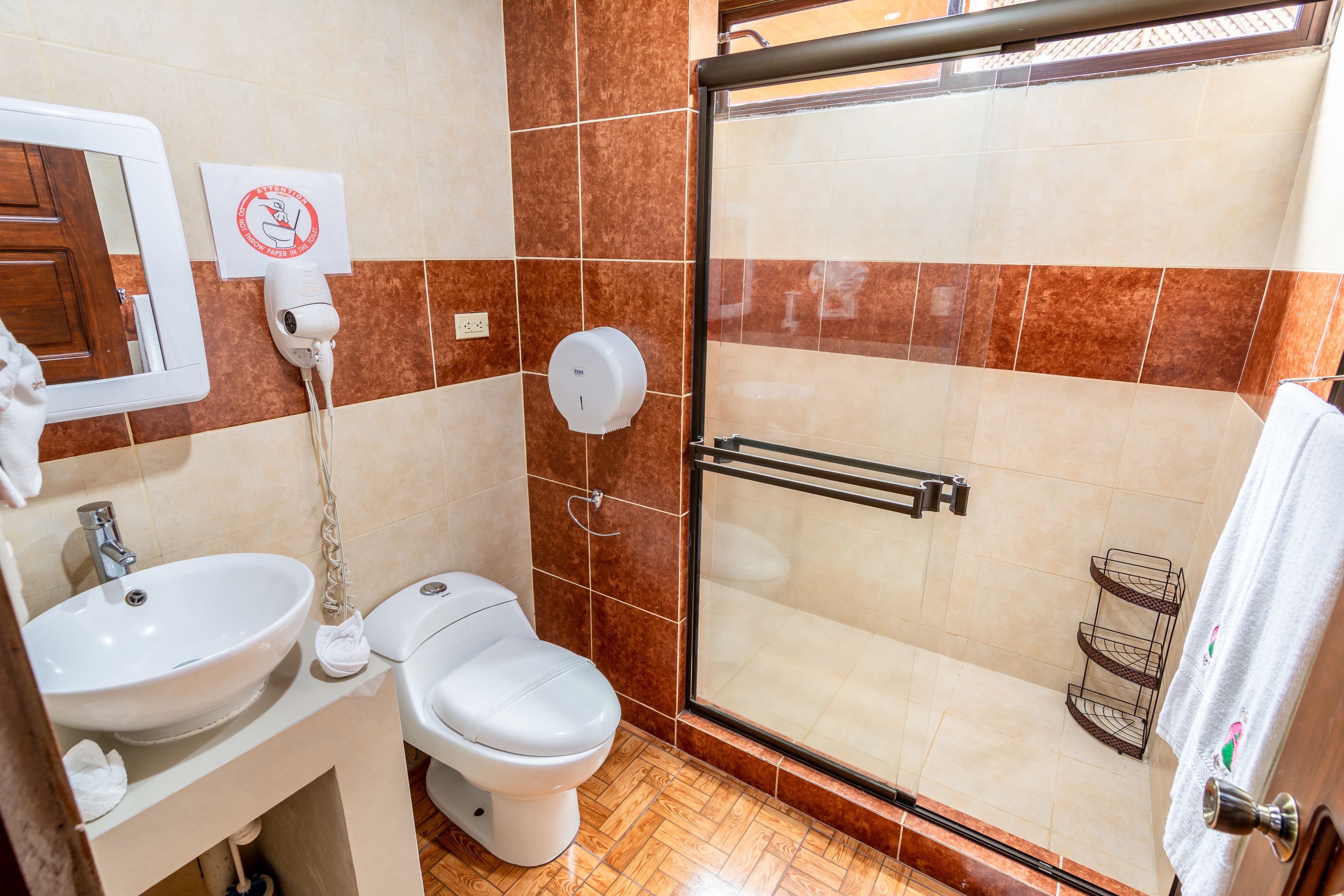 superior villa, 2 bedrooms | bathroom | shower, rainfall showerhead, hair dryer, towels