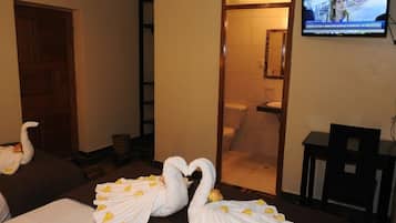 Doppel- oder Zweibettzimmer | Zimmersafe, kostenloses WLAN