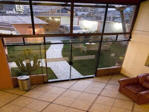 Blick von der Unterkunft