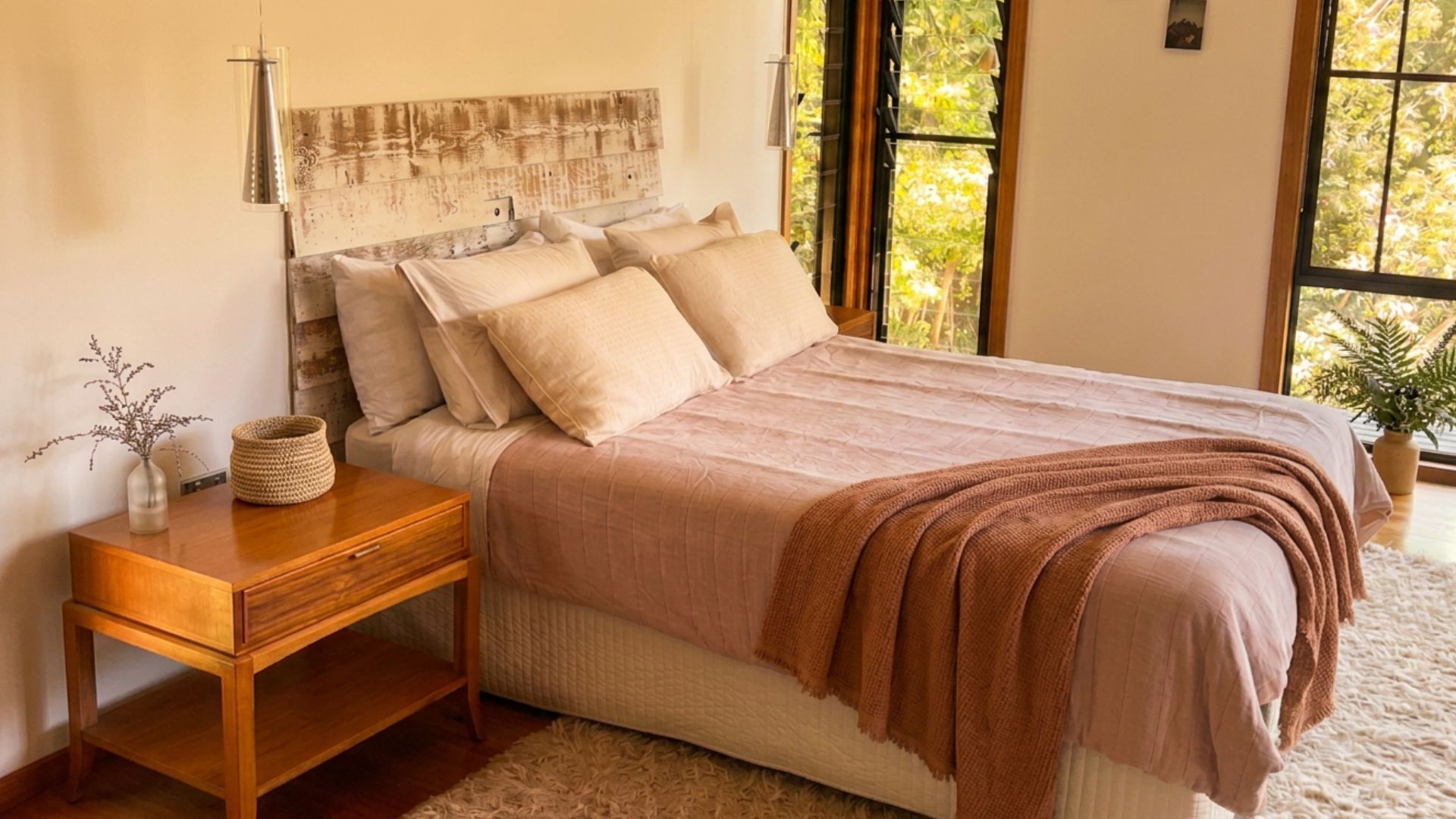 Morning Mist | 1 bedroom, premium bedding, down comforters, minibar