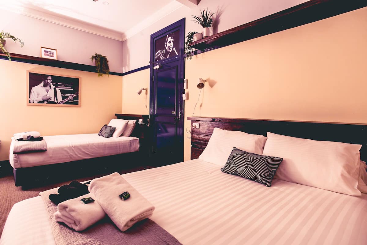 triple room with shared bathroom  | premium bedding, in-room safe, desk, soundproofing