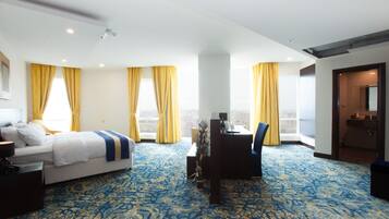 Superior Suite, 1 Double Bed, City View | Minibar, in-room safe, desk, blackout curtains
