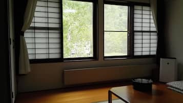 Japanese Style Room, Shared Bathroom | Down duvets, in-room safe, blackout curtains, free WiFi