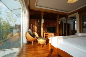 Villa, 3 Schlafzimmer, Meerblick | 1 Schlafzimmer, Schreibtisch, kostenloses WLAN