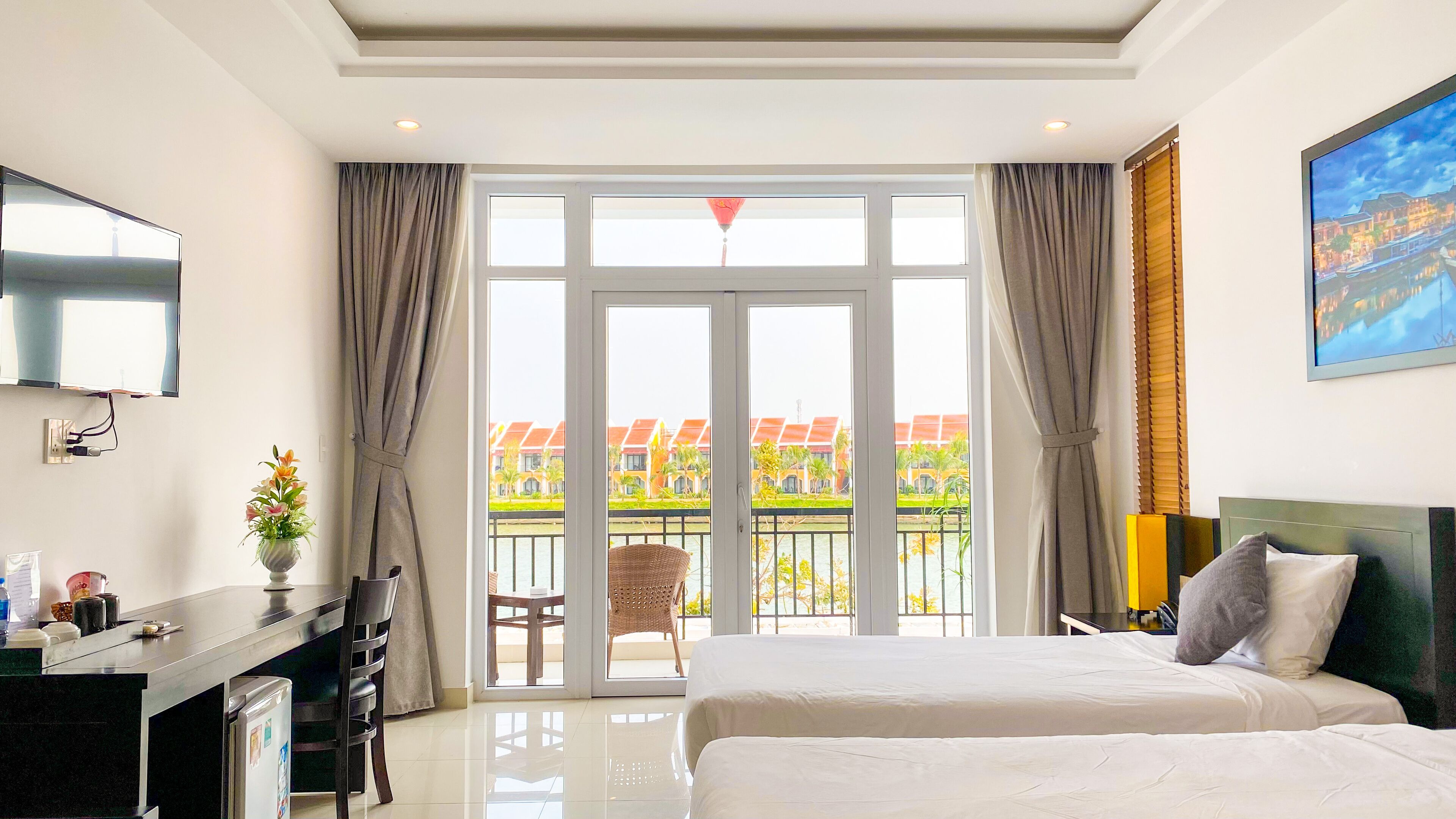 Deluxe Twin Room, Balcony, River View | View from room