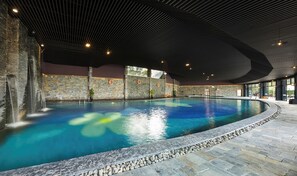 Indoor pool, outdoor pool, open 6:30 AM to 9:00 PM, pool umbrellas